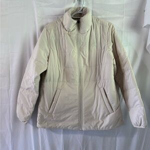 Reversible The North Face Off-White Puffer Jacket